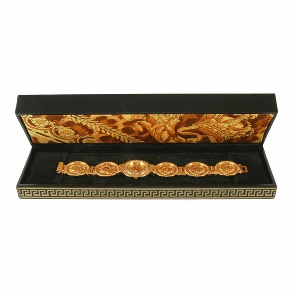 Gianni Versace Signature Medusa Head Gold Plated - Picture 10 of 10